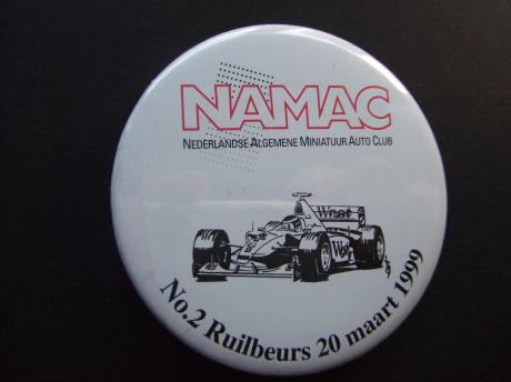 NAMAC miniatuur autobeurs Formule 1 racewagen, West